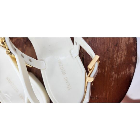 Stuart Weitzman Jelrose Studded Jelly Slingbacks - Size 5‎ - Picture 9 of 11